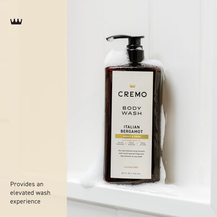 Rich-Lathering Italian Bergamot Body Wash for Men, 32 Fl Oz