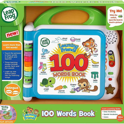 Learning Friends 100 Words Book, Green