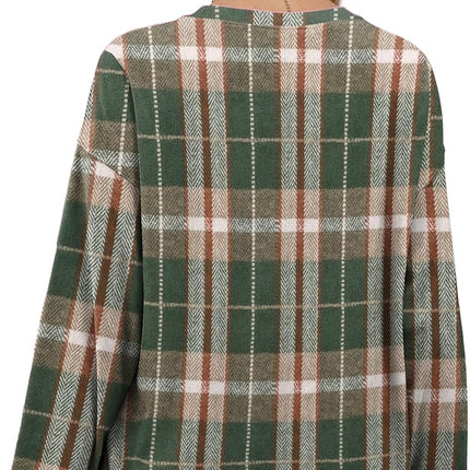 Women'S Crew Neck Sweatshirt Loose Pullover Long Sleeve Shirts Soft Tops for Women Fall Clothes 2025