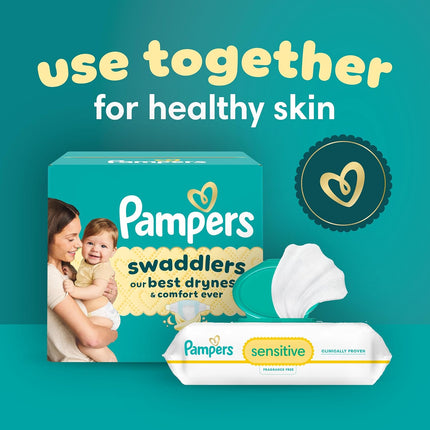 Swaddlers Diapers, Size 1 (8-14 Lbs), 198 Count, Hypoallergenic, Absorbent, Keeps Baby Dry and Comfortable, Skin Safe Disposable Newborn Baby Diaper