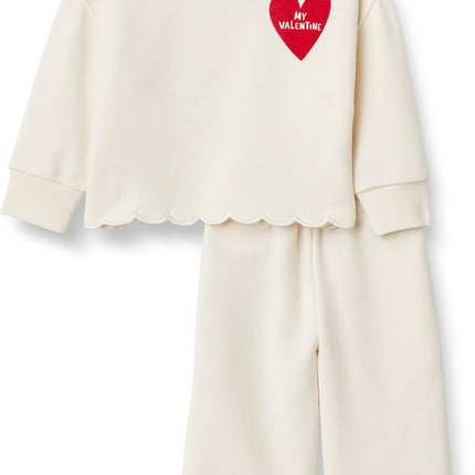 X Sofia Grainge Toddlers and Baby Girls' French Terry Sweatshirt Pant and Top Set