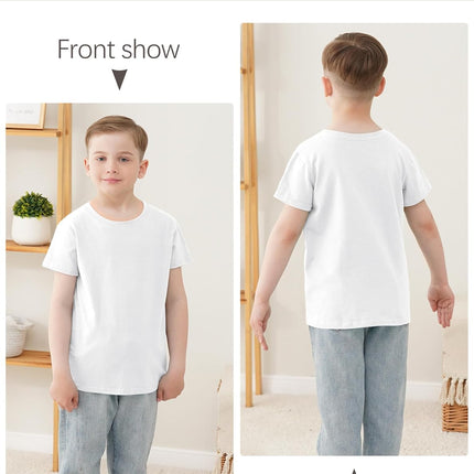 5 Pack Boys Shirts Short Sleeve Shirts for Boys Cotton T-Shirts Kids Toddler Tshirts Tees Clothes Summer Tops