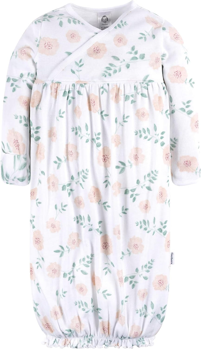Baby Girls' 4-Pack Sleeper Gown