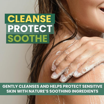 Tea Tree Body Wash Maxtherapy with Eucalyptus, Aloe & 100% Tea Tree Oil for Skin, Cleans, Soothes and Refreshes Sensitive, Itchy Skin, Body & Foot Soap for Men & Women, 2-Pack