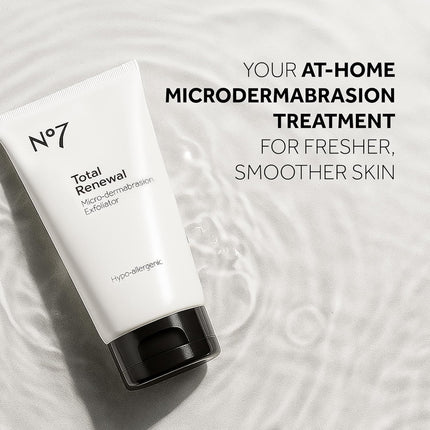 Microdermabrasion Total Renewal Face Scrub - Exfoliating Face Wash & Dark Spot Corrector for Sensitive Skin - Helps to Reduce the Appearance of Fine Lines & Even Skin Tone (2.5 Oz)