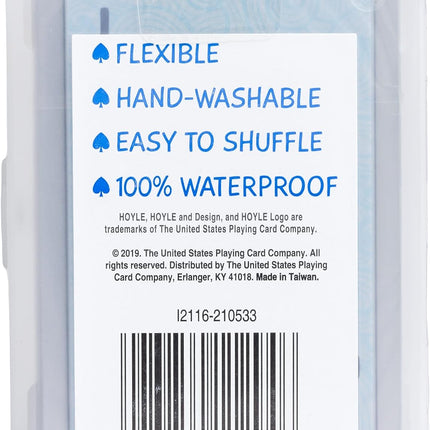 Waterproof Playing Cards, Clear Plastic Deck of Cards for Outdoor Card Games, Camping, Beach, Pool & Travel Games (1 Deck) | Playing-Cards