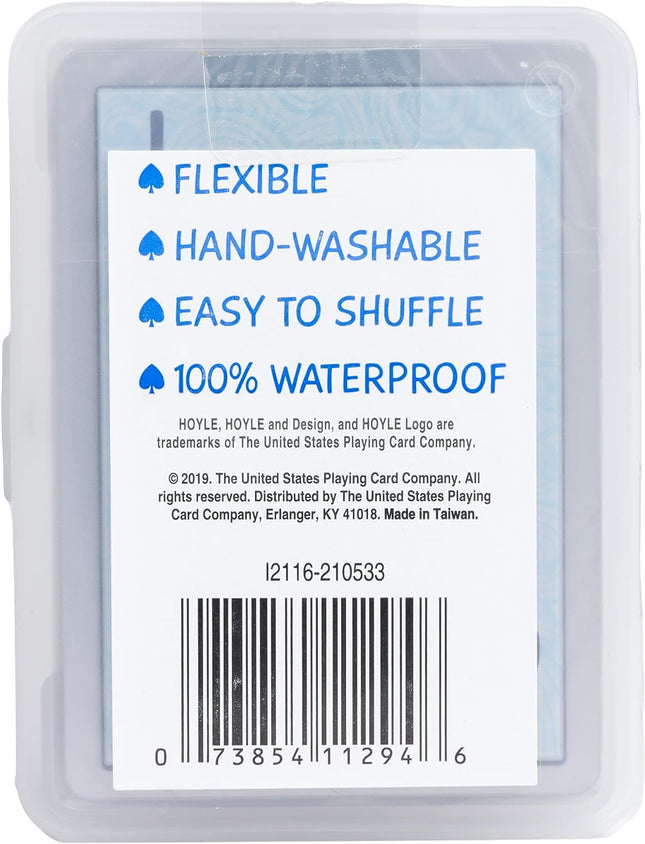 Waterproof Playing Cards, Clear Plastic Deck of Cards for Outdoor Card Games, Camping, Beach, Pool & Travel Games (1 Deck) | Playing-Cards