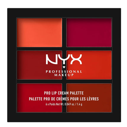 Pro Lip Cream Palette, the Reds, 0.317 Ounce