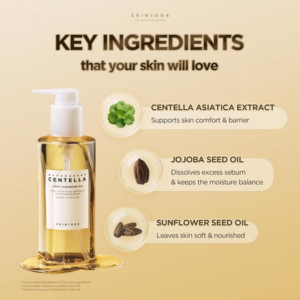 Madagascar Centella Light Cleansing Oil 6.76 Fl.Oz, 200Ml | Gentle Oil Cleanser for Face, Korean Facial Cleanser, Double Cleansing