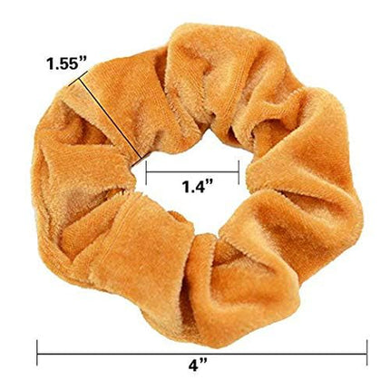 45 Pcs Velvet Hair Scrunchies Elastics Hair Bands for Women Girls | Soft Velvet Scrunchy Hair Ties for Ponytails Hair Ties Ropes Scrunchie Hair Accessories - Great Gift for Holiday Seasons