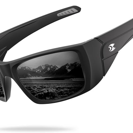 Sports Polarized Sunglasses for Men: Women UV400 Protection Wrap around Sun Glasses for Fishing Driving Cycling TR90