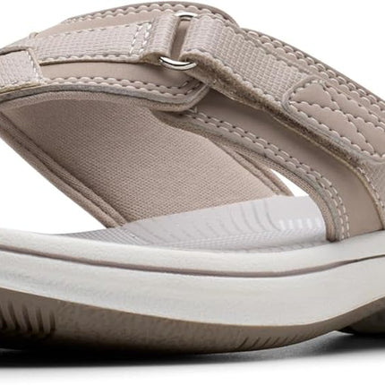Clarks Women’s Breeze Sea Flip-Flops – Adjustable Lightweight Casual Sandals