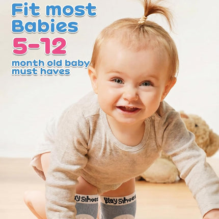 Baby Crawling Anti-Slip Knee, Unisex Baby Toddlers Kneepads 5 Pairs