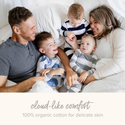 Boys' Organic Cotton, Sleep and Play Footed Pajamas