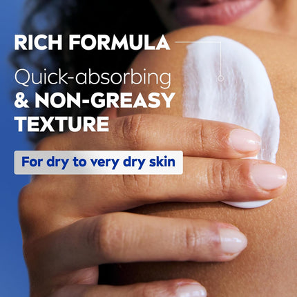 Essentially Enriched Body Lotion for Very Dry Skin with Hyaluronic Acid, Almond Oil and Deep Nourishing Serum, 72-Hour Body Moisturizer, 16.9 Fl Oz Pump Bottle