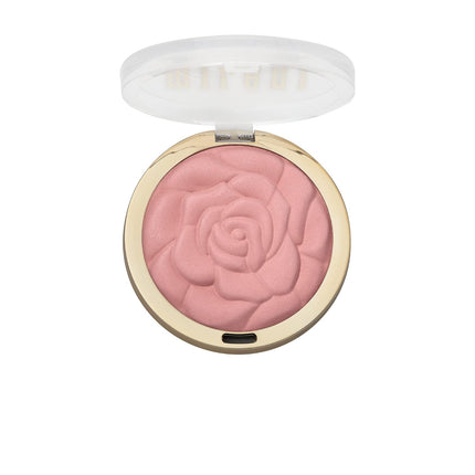 Rose Blush, Powder Blush for Cheeks, Cruelty Free Makeup - Shape, Contour & Highlight Face for a Natural Matte Finish -Romantic Rose