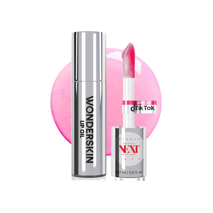 Lip Oil Rehab Serum - Color Changing Lip Oil from Clear to Pink - Ph-Activated, Non-Sticky & Hydrating Tinted Serum for Dry Lips (Kissed)