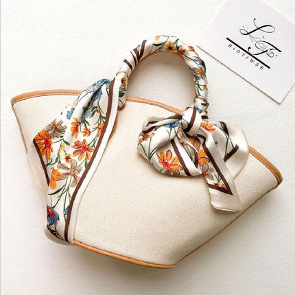 Head Scarf Hair Neck Scarves for Women Purse Bag Scarfs for Handbags Silky Long Thin Satin Headscarf Fashion