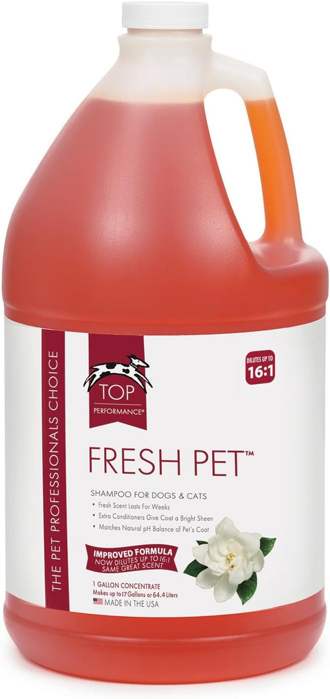 Fresh Pet Shampoo, 1-Gallon,Black