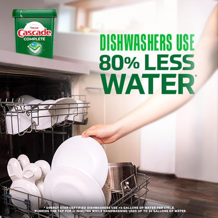 Complete Dishwasher Pods - Fresh Scent Actionpacs, Dishwasher Detergent, Dishwasher Soap, Detergent Pods, 78 Count