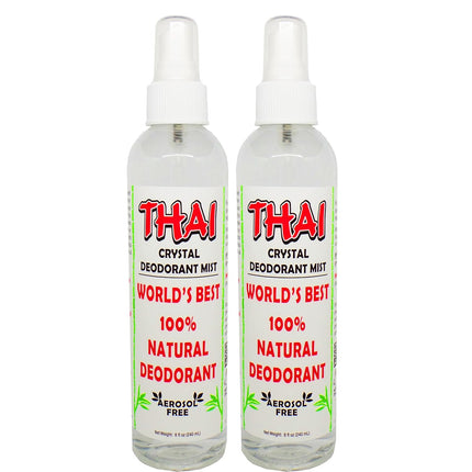 Crystal Mist Natural Deodorant Spray 8 Oz. Bundle, Pack of 2