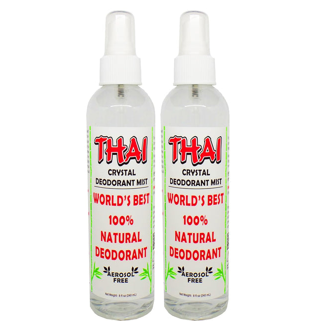 Crystal Mist Natural Deodorant Spray 8 Oz. Bundle, Pack of 2