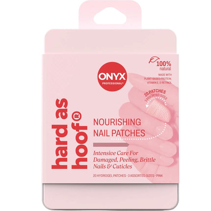 Hard as Hoof Nail Repair Patches - Nail and Cuticle Strengthening Treatment, Nail Strengthener and Growth, Nail Care, 20 Count