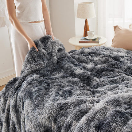 Bedsure Gentlesoft Fluffy Fuzzy Faux Fur Throw Blanket for Couch, Soft Sherpa Fleece Cozy Gifts for Women, Plush Bed Blanket Room Decor for Men, Thick Warm Teen Gifts Winter Bedding