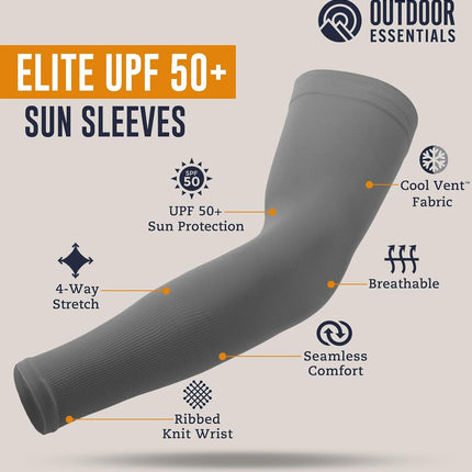 UV Sun Sleeves for Men & Women, Cooling Arm Sleeves UPF 50+ | Golf, Tattoo Cover Up, Sun Protection