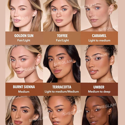 Sun Sculpt Cool Toned Liquid Contour Stick Long Lasting Cream Matte Bronzer Makeup - 05 Golden Sun