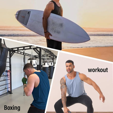 5 Pack Mens Running Sport Tank Tops Dry Fit Gym Wicking Athletic Mesh Breathable Cool Workout Sleeveless Shirts