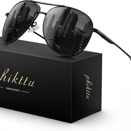 Sunglasses Men Polarized Aviator Sunglasses for Men Women Fishing Driving Sun Glasses Metal Frame UV Protection