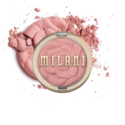 Rose Blush, Powder Blush for Cheeks, Cruelty Free Makeup - Shape, Contour & Highlight Face for a Natural Matte Finish -Romantic Rose