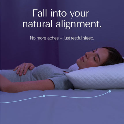 Signature Adjustable Shredded Memory Foam Pillow Queen | Certipur-Us Certified | Bamboo Rayon Cover | Side Back Stomach Sleepers | Washable | Neutral Spinal Alignment