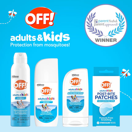 OFF! Insect Repellent Lotion for Adults & Kids, Fragrance-Free Picaridin Bug Repellent for Everyday Deet-Free Protection from Mosquitoes and Ticks, 3.8 Oz | Insect-Repellants