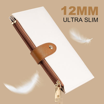 RFID Wallet Women Bifold Multi Card Wallet Case with Zipper Pocke Credit Card Holder for Women