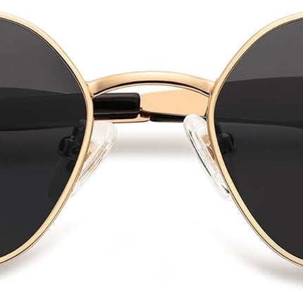 Trendy Polarized Hexagon Sunglasses for Women Men, UV400 Retro Rectangle Shades SJ1238