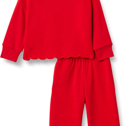 X Sofia Grainge Toddlers and Baby Girls' French Terry Sweatshirt Pant and Top Set