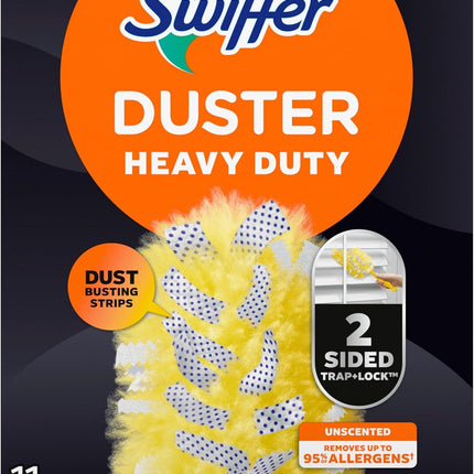 Dusters Heavy Duty Multi-Surface Duster Refills for Cleaning, Unscented, 11 Count