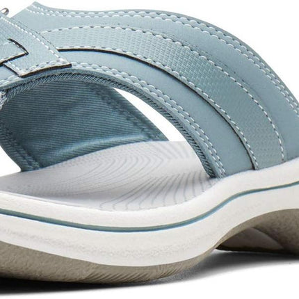 Clarks Women’s Breeze Sea Flip-Flops – Adjustable Lightweight Casual Sandals