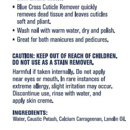 Cuticle Remover & Softener Liquid for Nails –  Professional Nail Care with Lanolin, Hydrating Treatment for Dry Cuticles & Hangnails, Made in USA, 6Oz