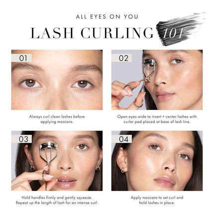 Classic Eyelash Curler for All Eye Shapes with Refill Pads