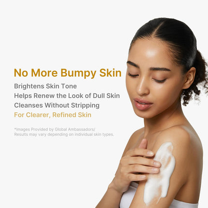 Kojic Acid Turmeric Brightening Body Wash | Gentle Shower Gel for Uneven Skin | Niacinamide, Vitamin C, AHA/BHA | Deep Cleansing, Hydrating Formula | Easy and Effective, 13.52 Fl.Oz