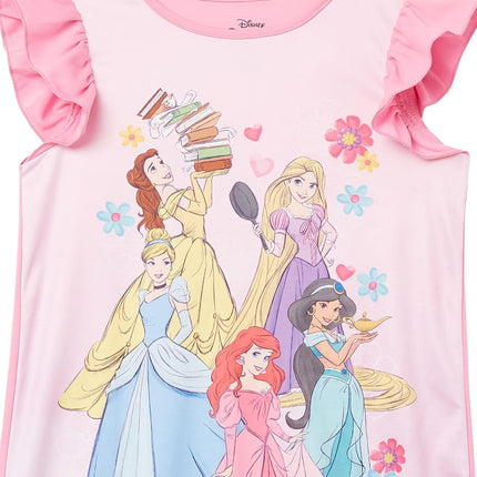 Girls' 3-Pack Nightgowns, Comfortable Sleepwear Gown, Soft & Cute Pajamas for Kids