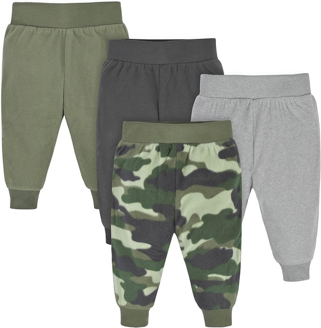 Baby Boys 4-Pack Microfleece Sweatpants