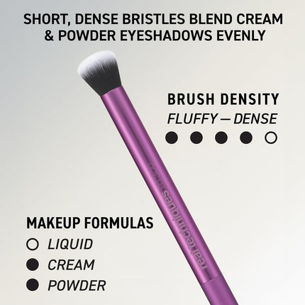 6 Piece Everyday Essentials Makeup Brush Set, Includes 4 Brushes & 2 Makeup Sponges for Foundation, Blush, Bronzer, Contour, Eyeshadow & Powder, Travel Gift Set, Cruelty-Free & Vegan
