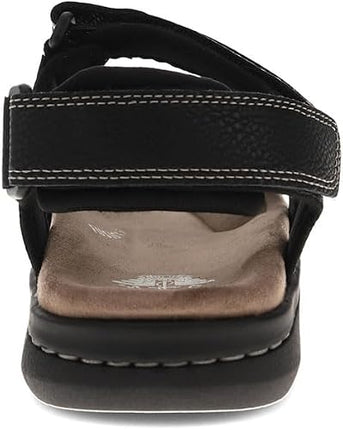 DOCKERS Men’s Newpage Outdoor Sport Sandals – Memory Foam Walking Sandals, Size 10, Black