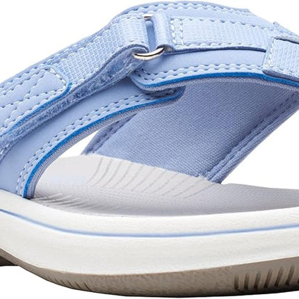 Clarks Women’s Breeze Sea Flip-Flops – Adjustable Lightweight Casual Sandals