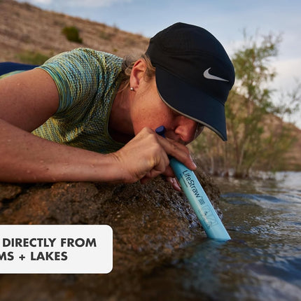 Personal Water Filter for Hiking, Camping, Travel, and Emergency Preparedness
