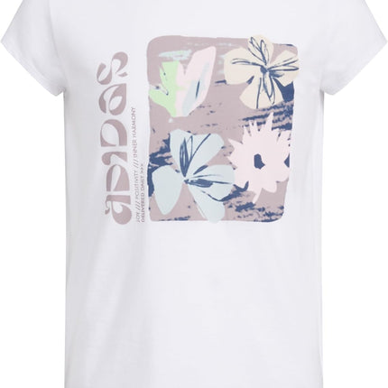 Adidas Girls' Short Sleeve Scoop Neck Tee T-Shirt